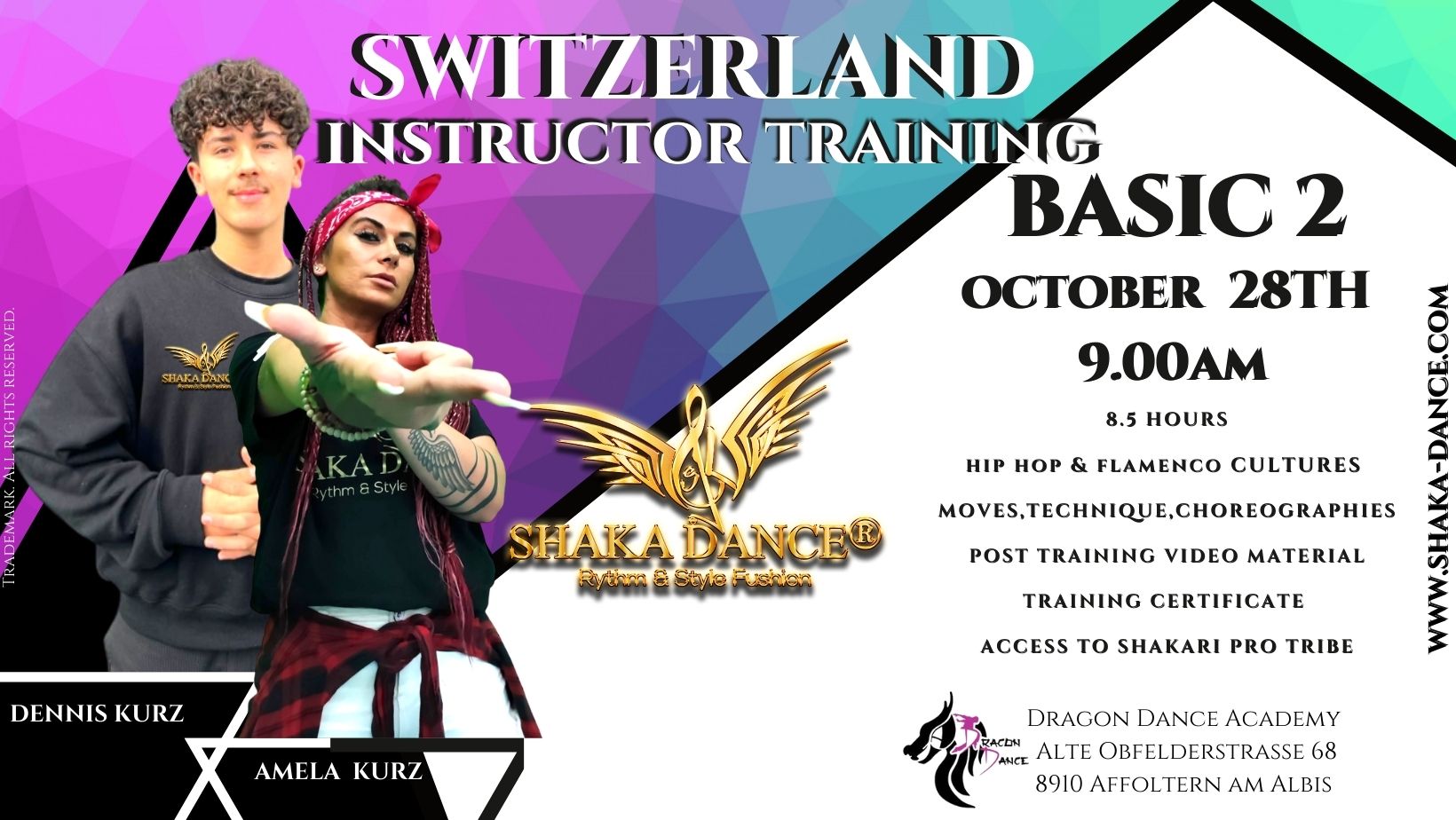 SHAKA DANCE® B2 Instructor Training Switzerland