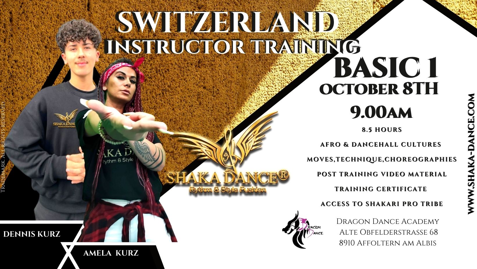 SHAKA DANCE® B1 Instructor Training Switzerland