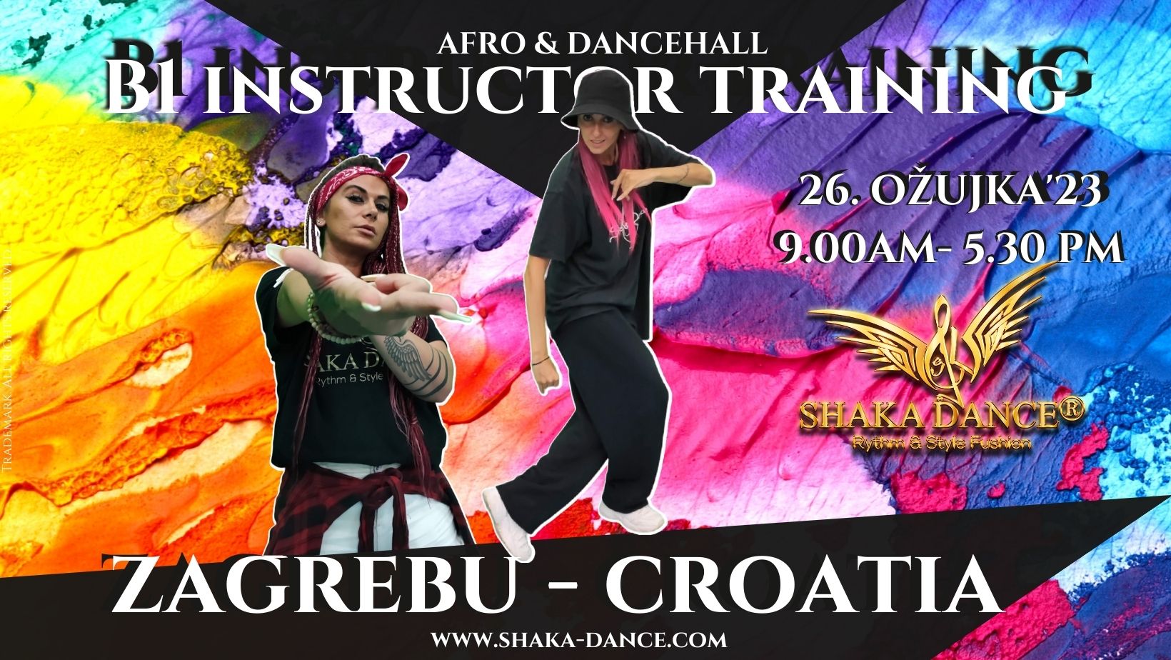 SHAKA DANCE® B1 Instructor Training Zagrebu-Croatia
